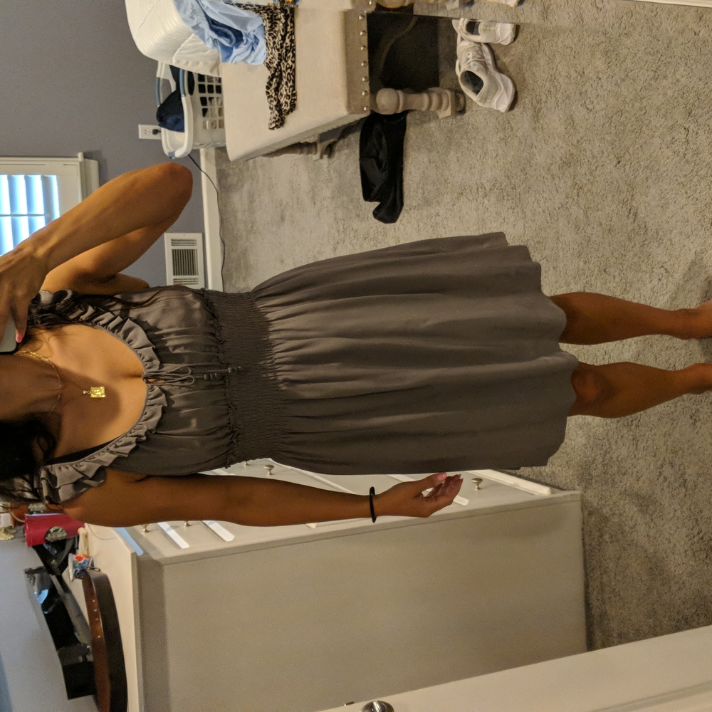 Anthropologie  romantic mini dress